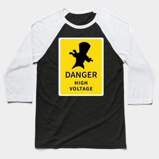 Danger High Voltage - Buzzshock Baseball T-Shirt